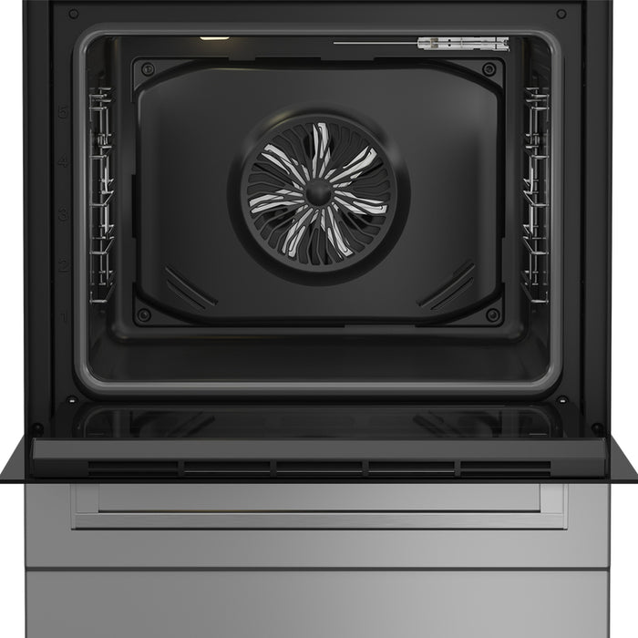 Комбинирана печка BEKO FBE 64010 SDSL/Silver/ГА A, 2 ГАЗОВИ И 2 ЕЛЕКТРИЧЕСКИ, БУТОН ЗА ЗАПАЛВАНЕ
