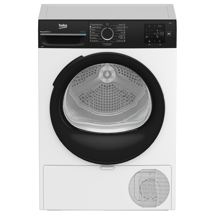 Сушилня BEKO BM3T 38239 WBB КОНДЕНЗАЦИОННА С ТЕРМОПОМПА, 8.0 kg