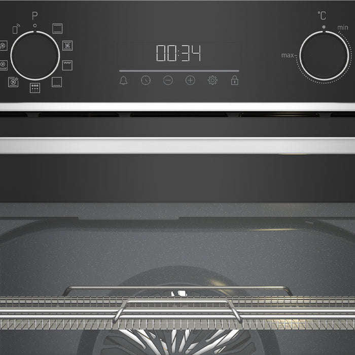 Фурнa за вграждане BEKO BBISA 13300 XMPEC 72, А+, ТЕЛЕСКОПИЧНА СИСТЕМА, ПИРОЛИТИЧНО ПОЧИСТВАНЕ