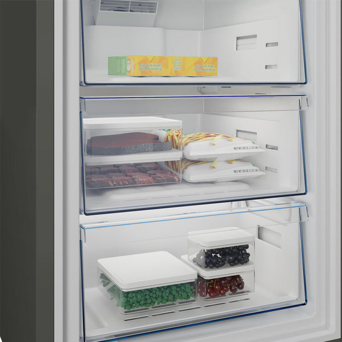 Хладилник с долен фризер BEKO B3RCNA 375 HXB 186.50 см