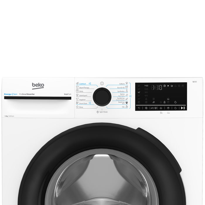 Пералня BEKO BM3WFUS 48415 WBEE 8.0 kg, 1400 об/min, ИНВЕРТОРЕН МОТОР