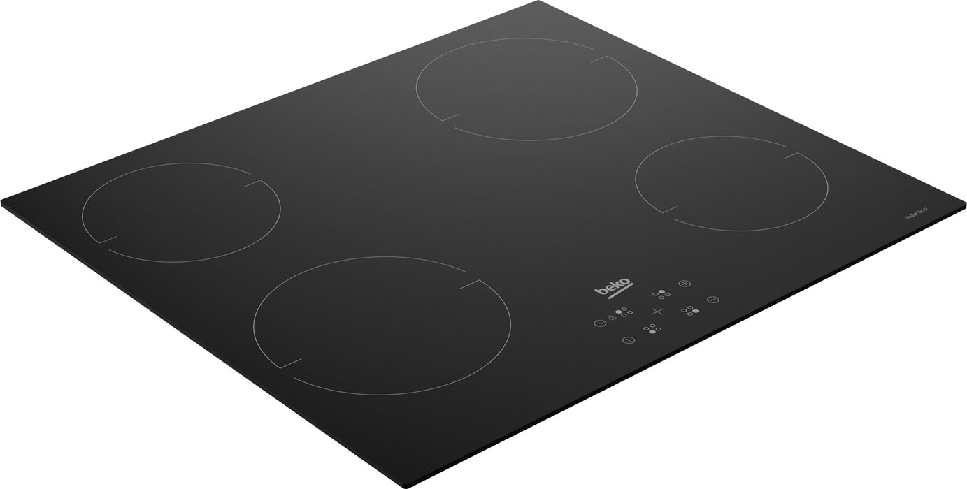 Beko HII64401QT Черен Зонален индукционен котлон 60 см за вграждане 4 зони