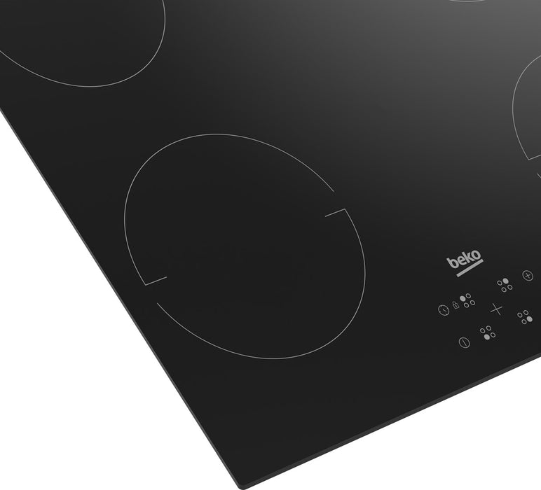 Beko HII64401QT Черен Зонален индукционен котлон 60 см за вграждане 4 зони