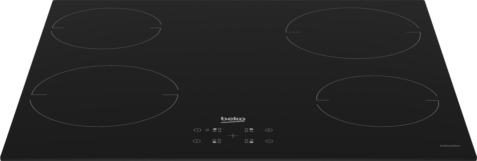Beko HII64401QT Черен Зонален индукционен котлон 60 см за вграждане 4 зони
