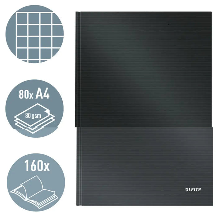 Бележника Leitz Solid Черен A4 80 Листи