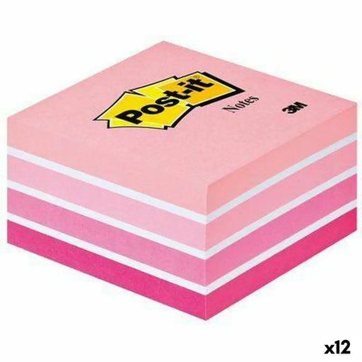 Бележника Post-it 76 x 76 mm Розов 450 Листи (12 броя)