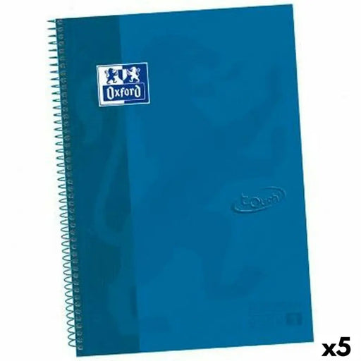 Бележник със Спирала Oxford TOUCH EUROPEANBOOK Син A4+ 80