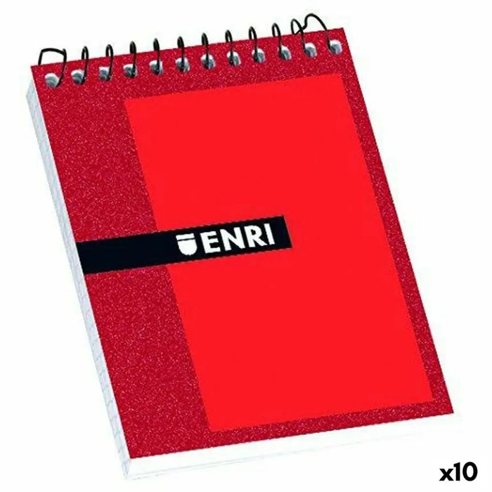Бележника ENRI Червен 80 Листи 4 mm (10 броя)