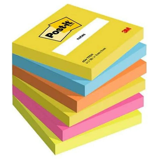 Бележника Post-it 76 x 76 mm Многоцветен 100 Листи (12 броя)