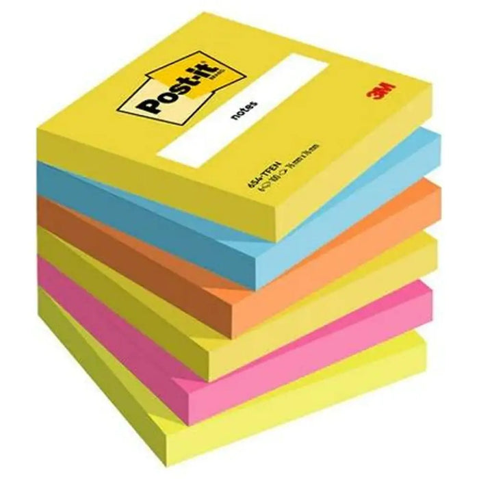 Бележника Post-it 76 x 76 mm Многоцветен 100 Листи (12 броя)