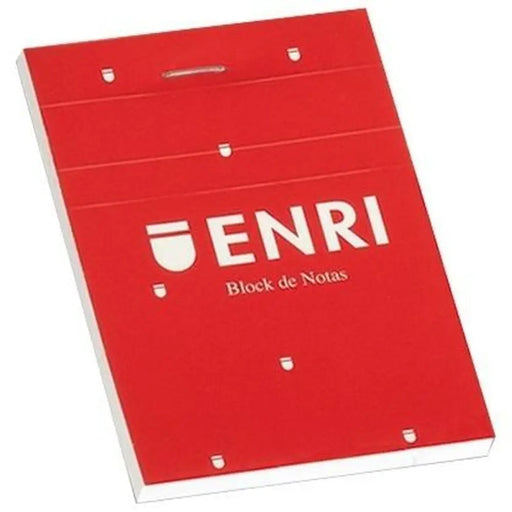 Бележника ENRI Червен A6 80 Листи (10 броя)