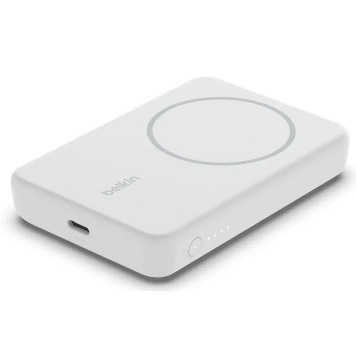 Belkin BoostCharge 5000 mAh Безжично зареждане Бял