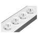 Belkin BSV401CA2M защита от пренапрежение Черен Бял 4 AC