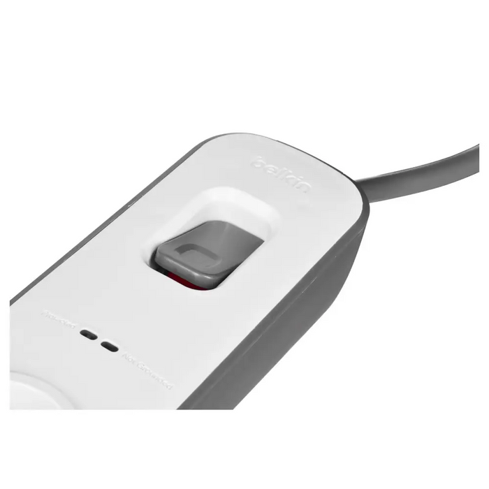 Belkin BSV401CA2M защита от пренапрежение Черен Бял 4 AC