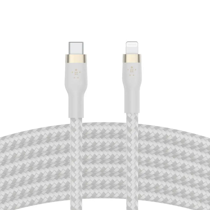 Belkin CAA011BT3MWH светкавичен кабел 3 м Бял