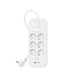Belkin Connect Бял 6 AC контакт(и) 2 m