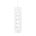 Belkin Connect Бял 8 AC контакт(а) 2 m