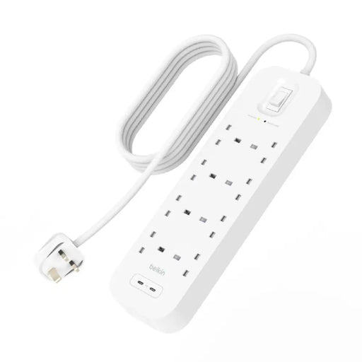 Belkin Connect Бял 8 AC контакт(а) 2 m