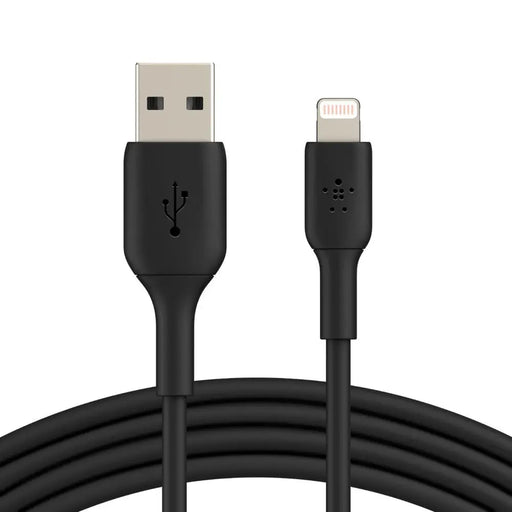BELKIN PVC USB КАБЕЛ USB-A - LIGHTNING 1M ЧЕР