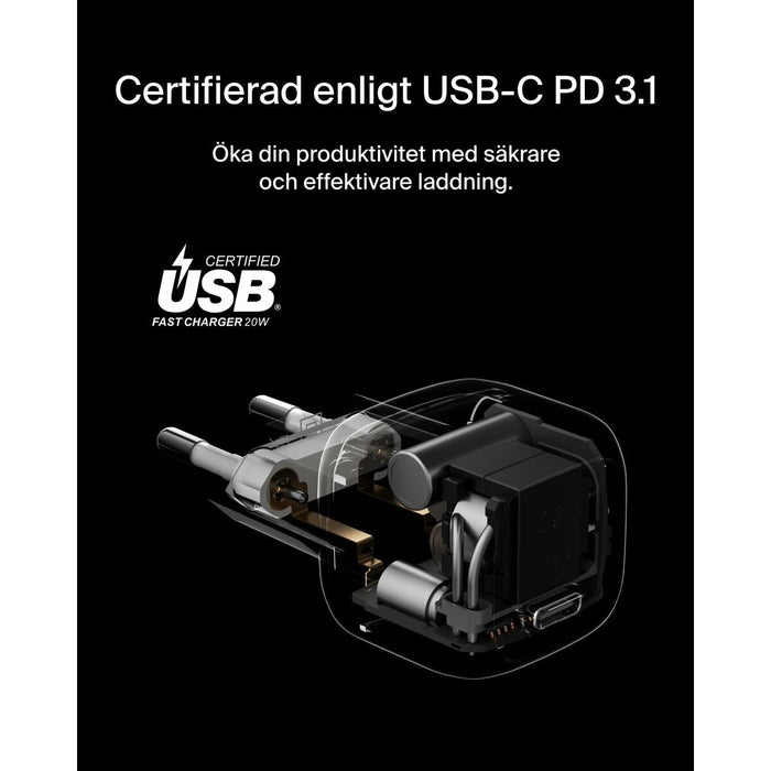Кабел против мълнии Belkin WCA009KQ1MWH-B6 Бял