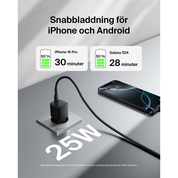 Кабел USB към Lightning Belkin WCA012KQBK Черен