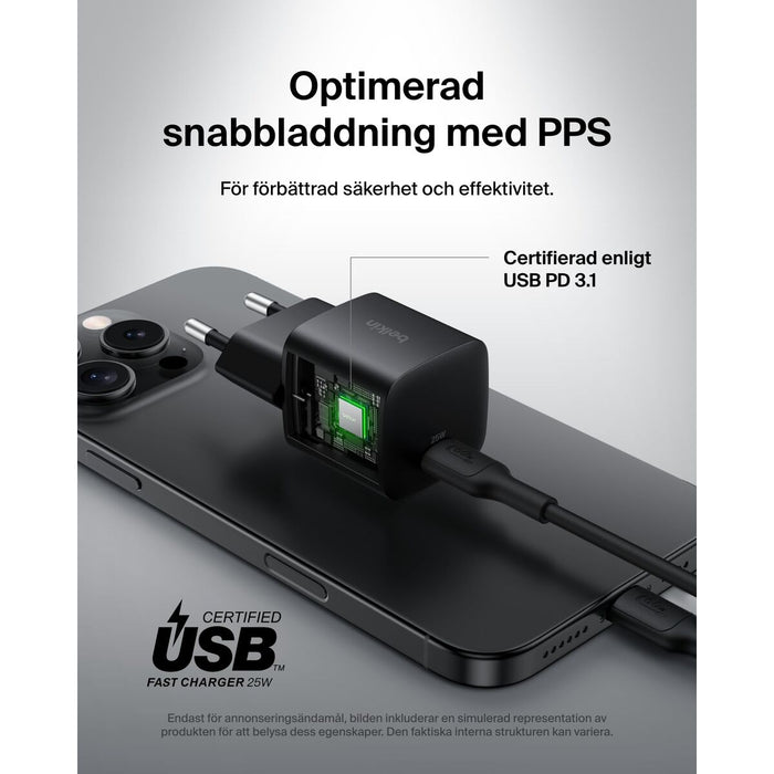 Кабел USB към Lightning Belkin WCA012KQBK Черен