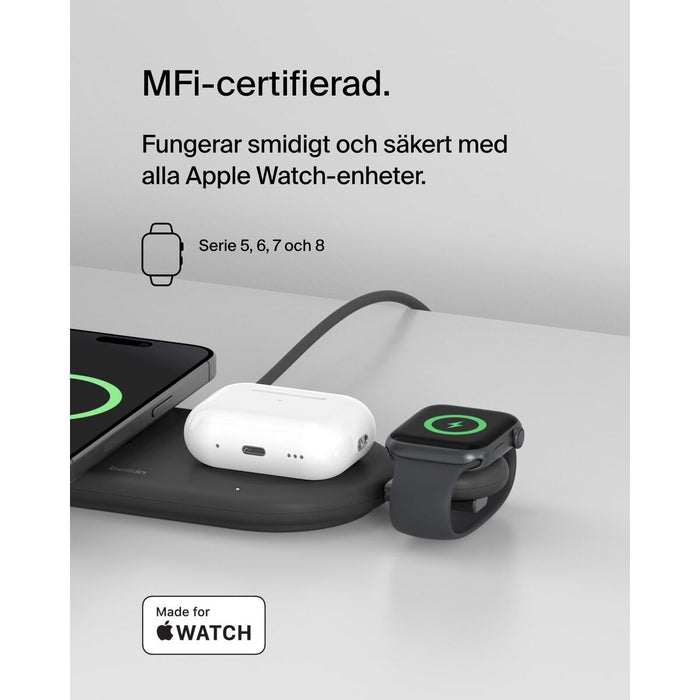 Безжично зарядно Belkin WIZ022GLBK-B1