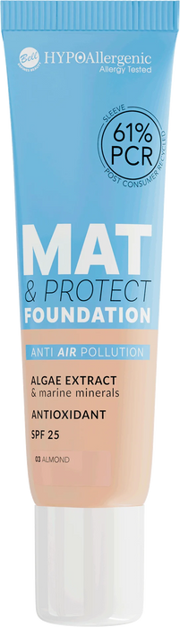 Фон дьо тен Mat & Protect SPF 25 - 03 Almond, 30 g