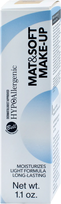 Фон дьо тен с матов ефект HypoAllergenic Mat & Soft Make-Up - Nr.02 Natural, 1 бр