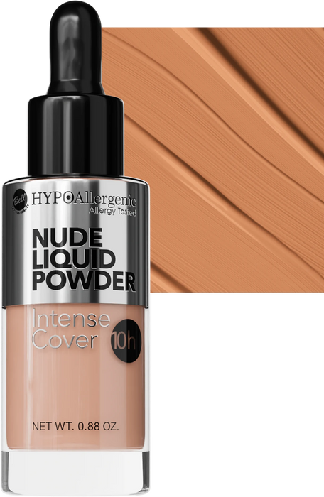 Течна пудра за лице Nude - Nr. 04 Golden beige, 25 g