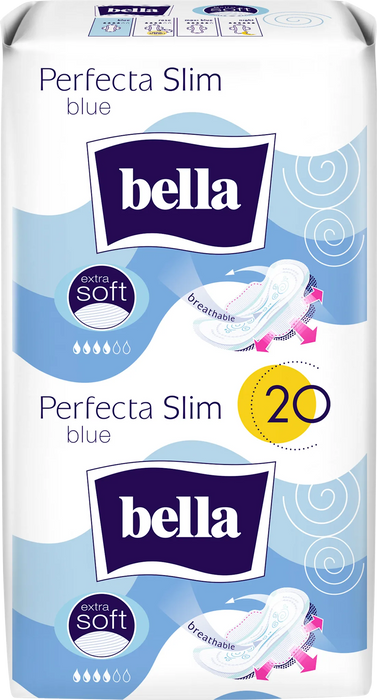 Дамски превръзки Perfecta Slim Blue, 20 бр