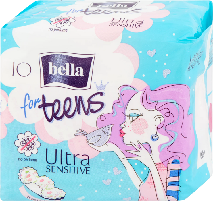Дамски превръзки for Teens Ultra Sensitive, 10 бр