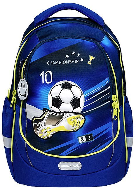 Ученическа раница Belmil - Kick The Ball, 2 отделения, 19 l