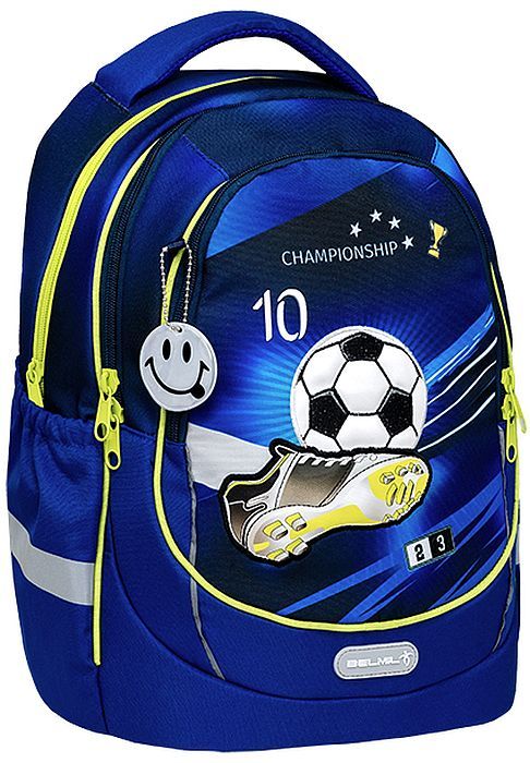 Ученическа раница Belmil - Kick The Ball, 2 отделения, 19 l