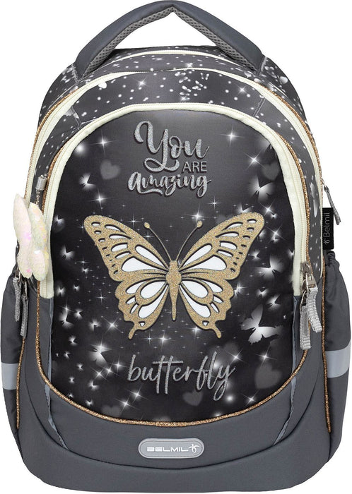 Раница с твърдо дъно Belmil Leisure Plus - Starlight Butterfly