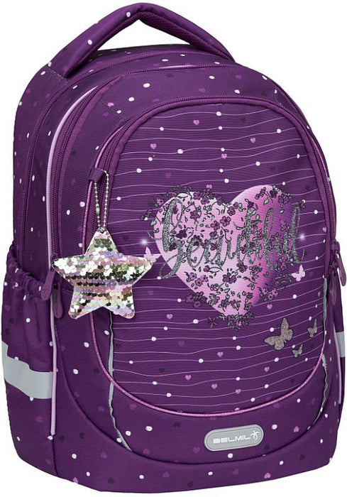 Раница с твърдо дъно Belmil Leisure Plus - Starry Love