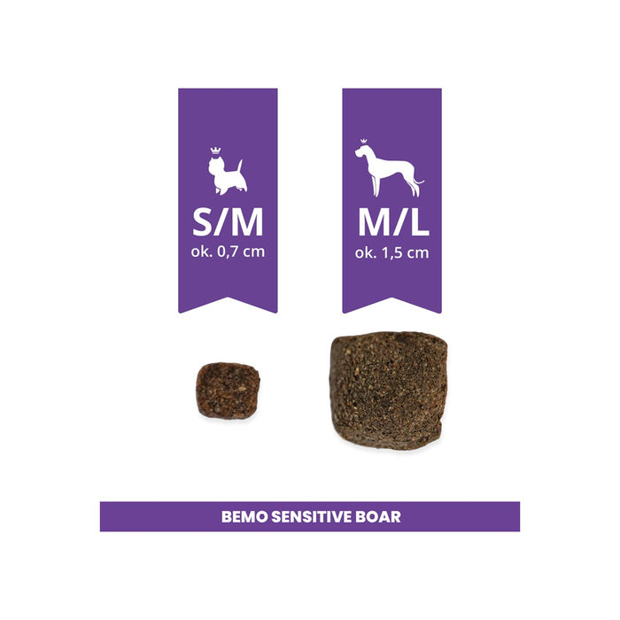 BEMO Sensitive Boar Small/Medium Mono - суха храна за кучета - 3 кг