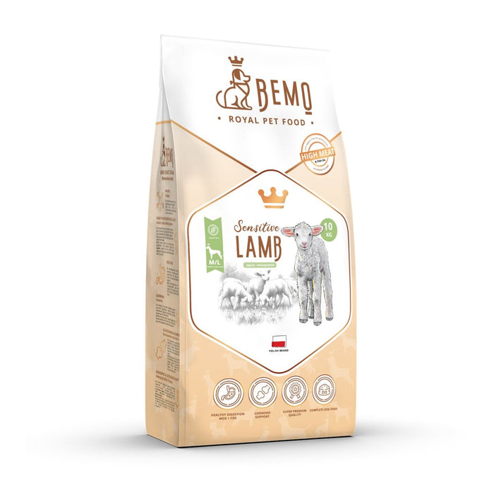 BEMO Sensitive Lamb Medium/Large Mono - суха храна за кучета - 10 кг