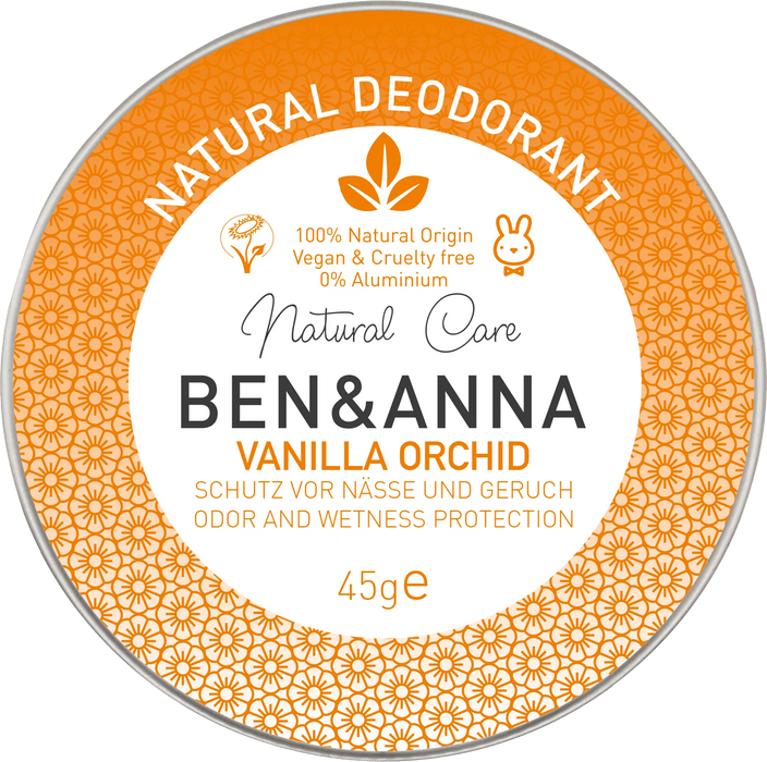 Натурален крем-дезодорант Vanilla Orchid, 45 g