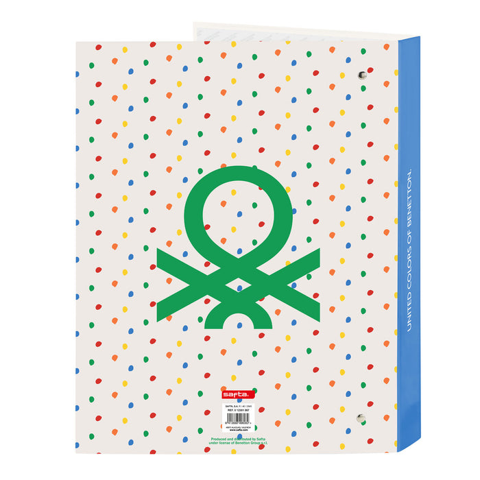 Папка с пръстени Benetton Topitos A4 (26.5 x 33 x 4 cm)