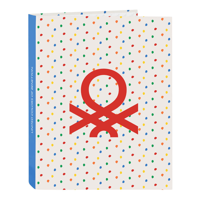 Папка с пръстени Benetton Topitos A4 (26.5 x 33 x 4 cm)