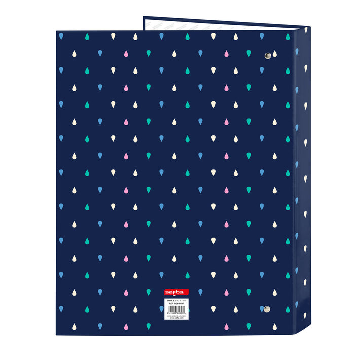 Папка с пръстени Benetton Drop Многоцветен A4 26.5 x 33 x 4 cm