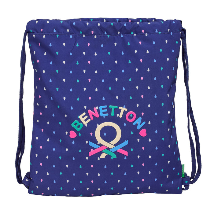 Раница с връвка Benetton Drop Многоцветен 35 x 40 x 1 cm