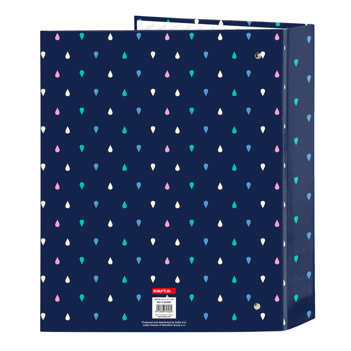 Папка с пръстени Benetton Drop Многоцветен A4 27 x 33 x 6 cm