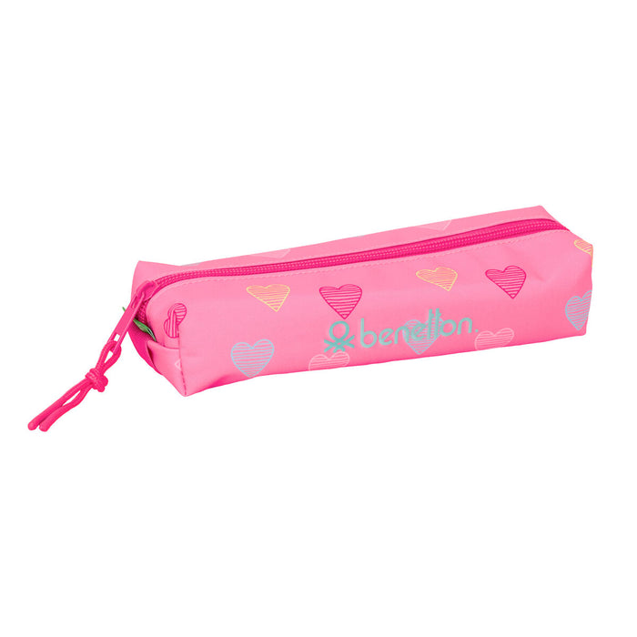 Пътническа Чанта Benetton Heart Розов 22 x 4 x 7 cm