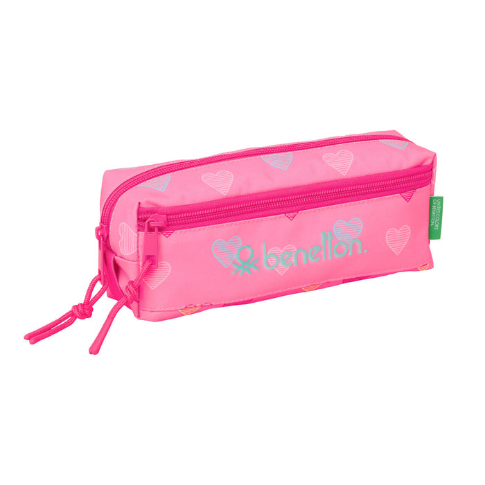 Пътническа Чанта Benetton Heart Розов 22 x 8,5 x 6 cm