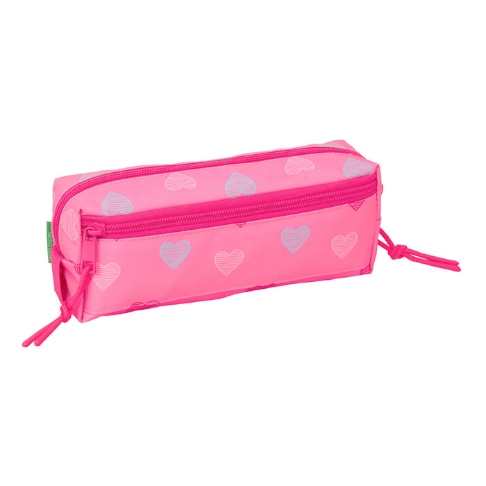 Пътническа Чанта Benetton Heart Розов 22 x 8,5 x 6 cm