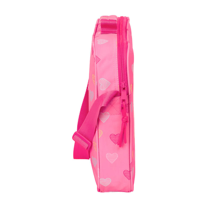 Училищна чанта Benetton Heart Розов 38 x 28 x 6 cm