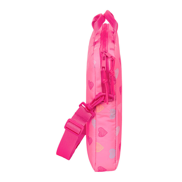 Чанта за лаптоп Benetton Heart Розов 40 x 27 x 4 cm