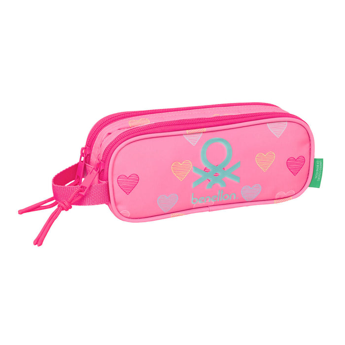 Пътническа Чанта Benetton Heart Розов 21 x 8 x 6 cm